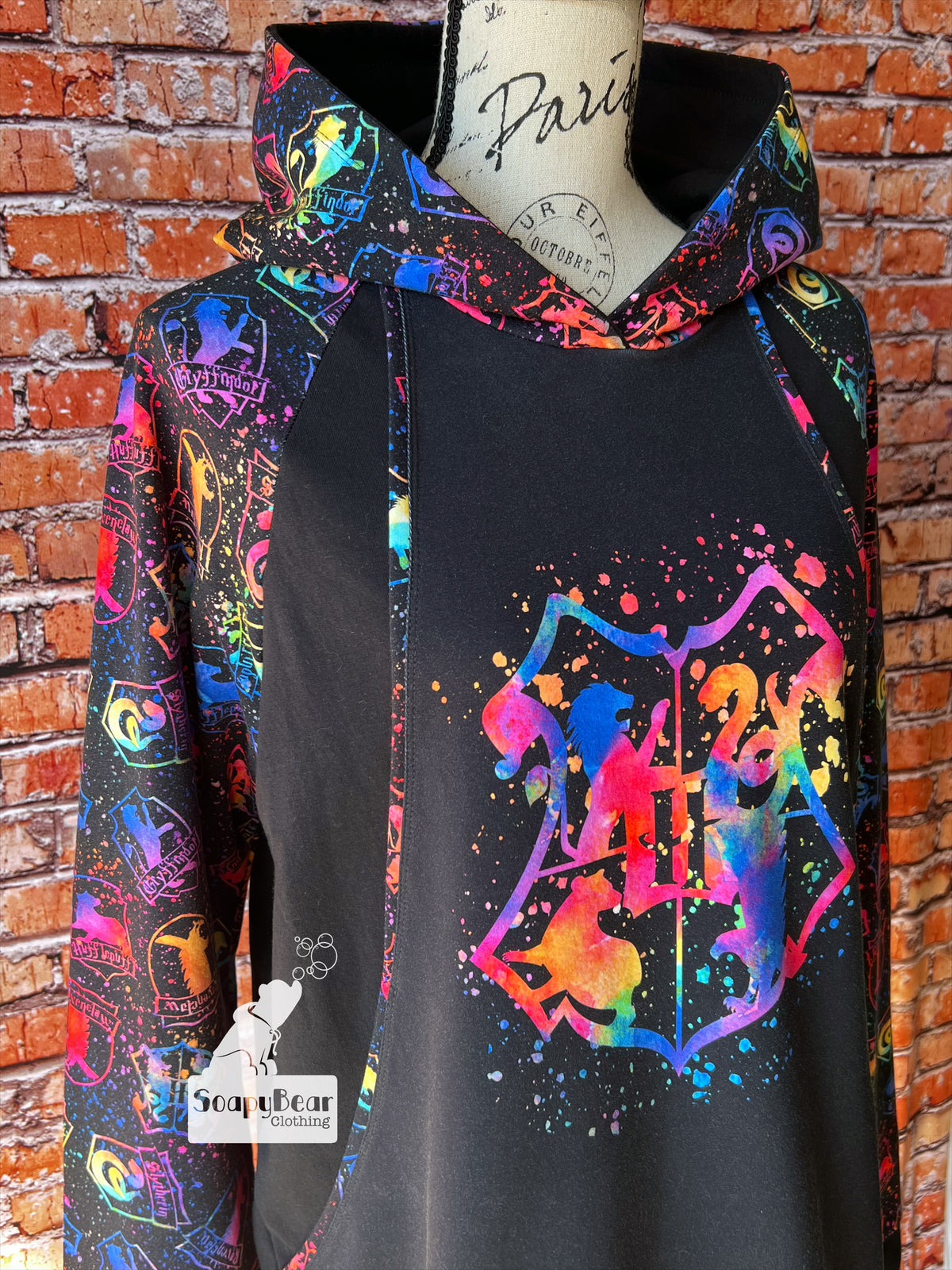 HP Paint Splatter Adult Hoodie