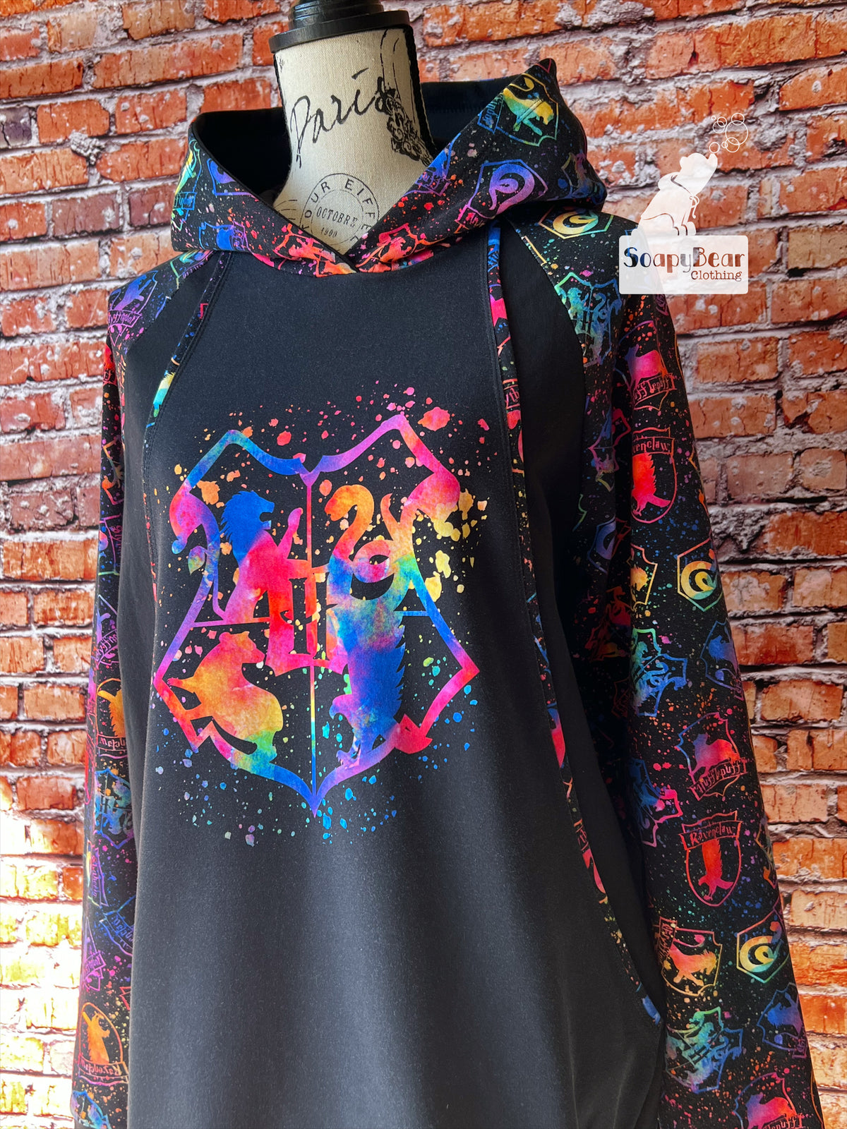 HP Paint Splatter Adult Hoodie