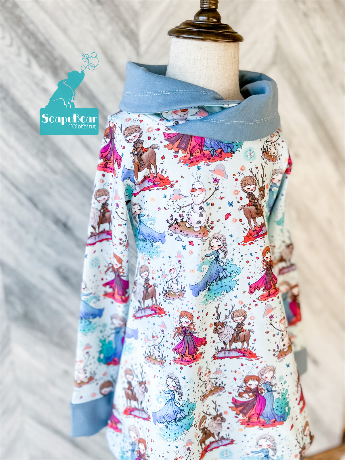 Frozen Sisters Cowl Tunic