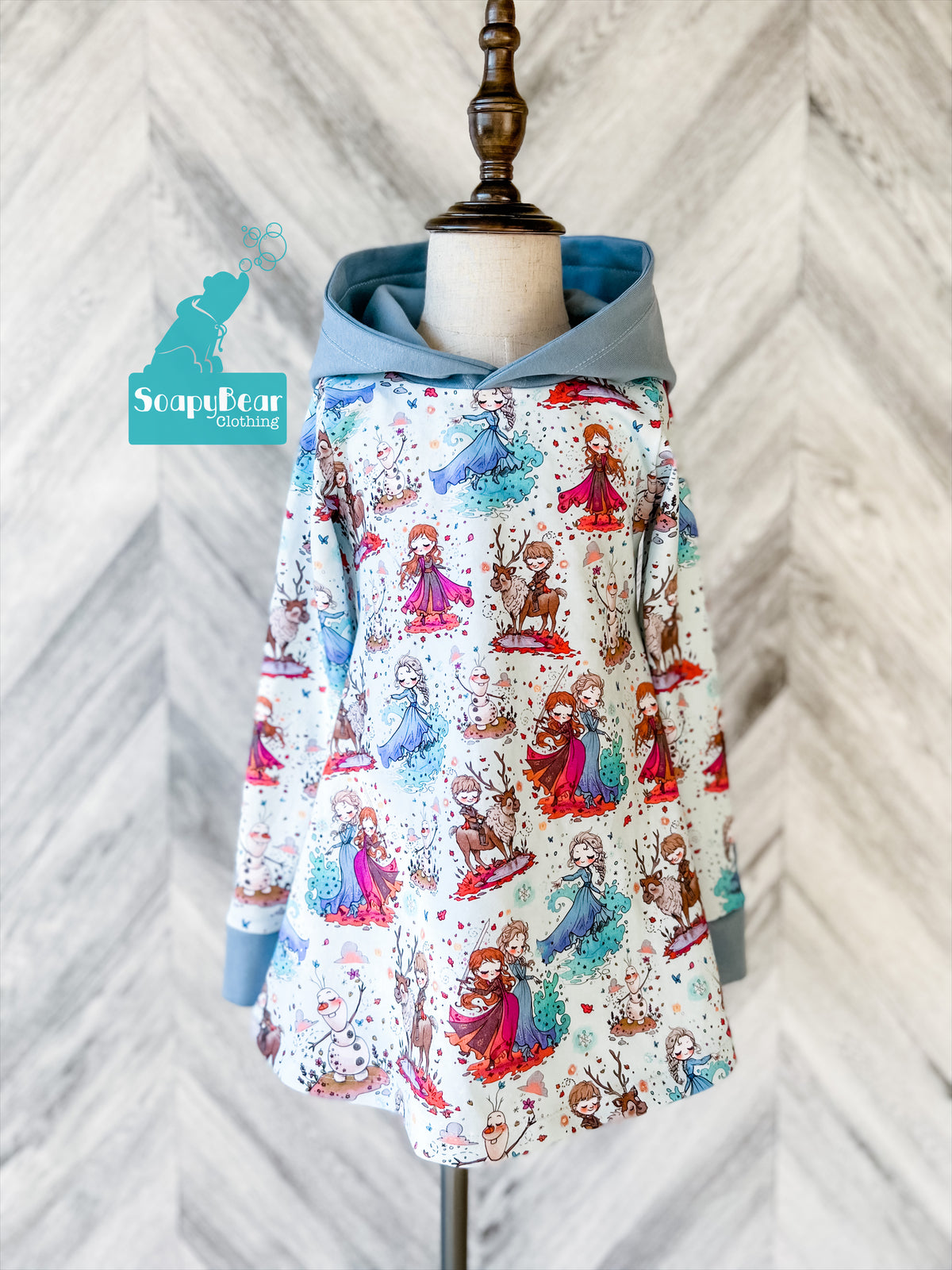 Frozen Sisters Hoodie Tunic