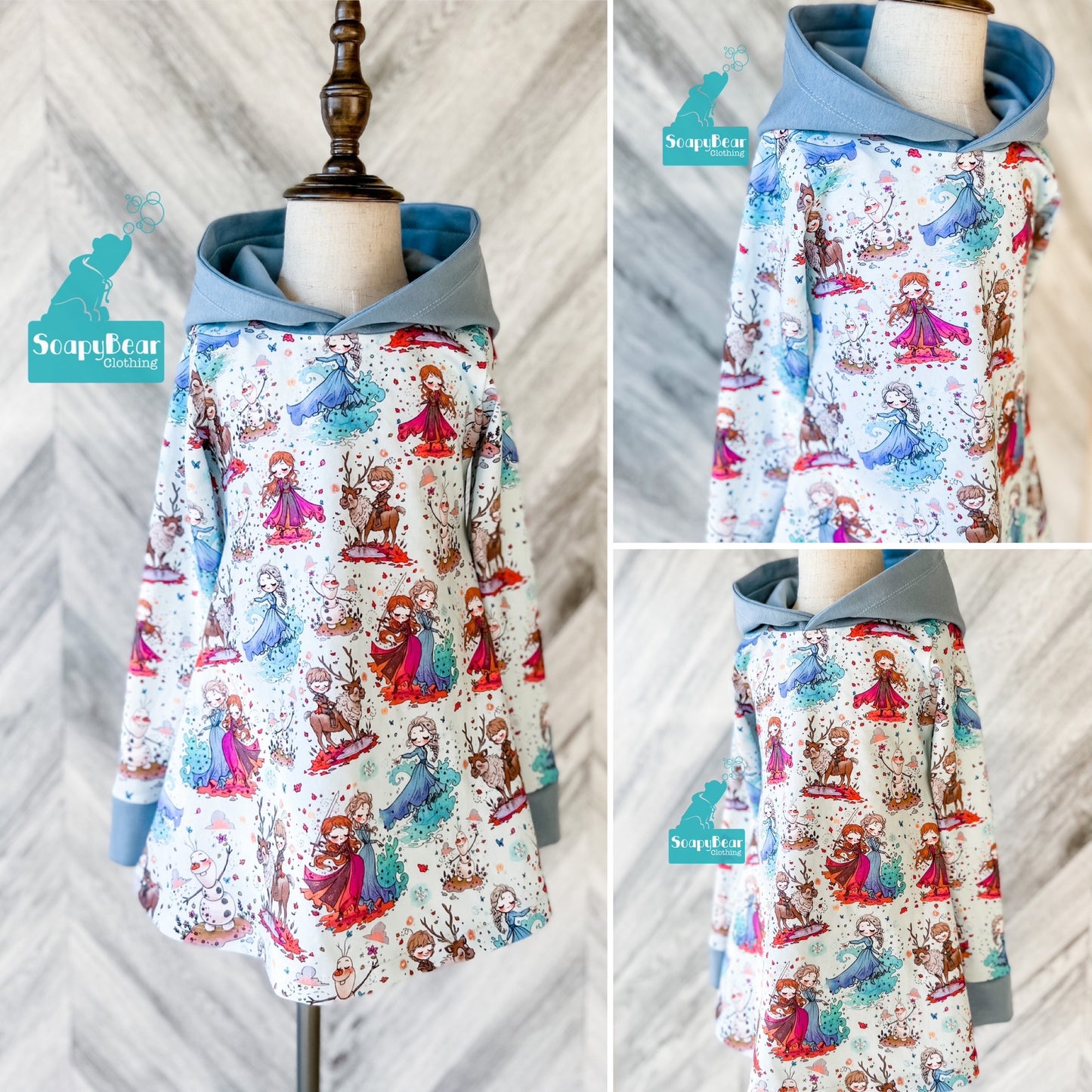 Frozen Sisters Hoodie Tunic